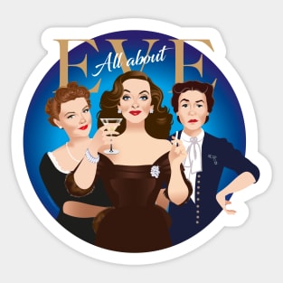 All about Eve Sticker